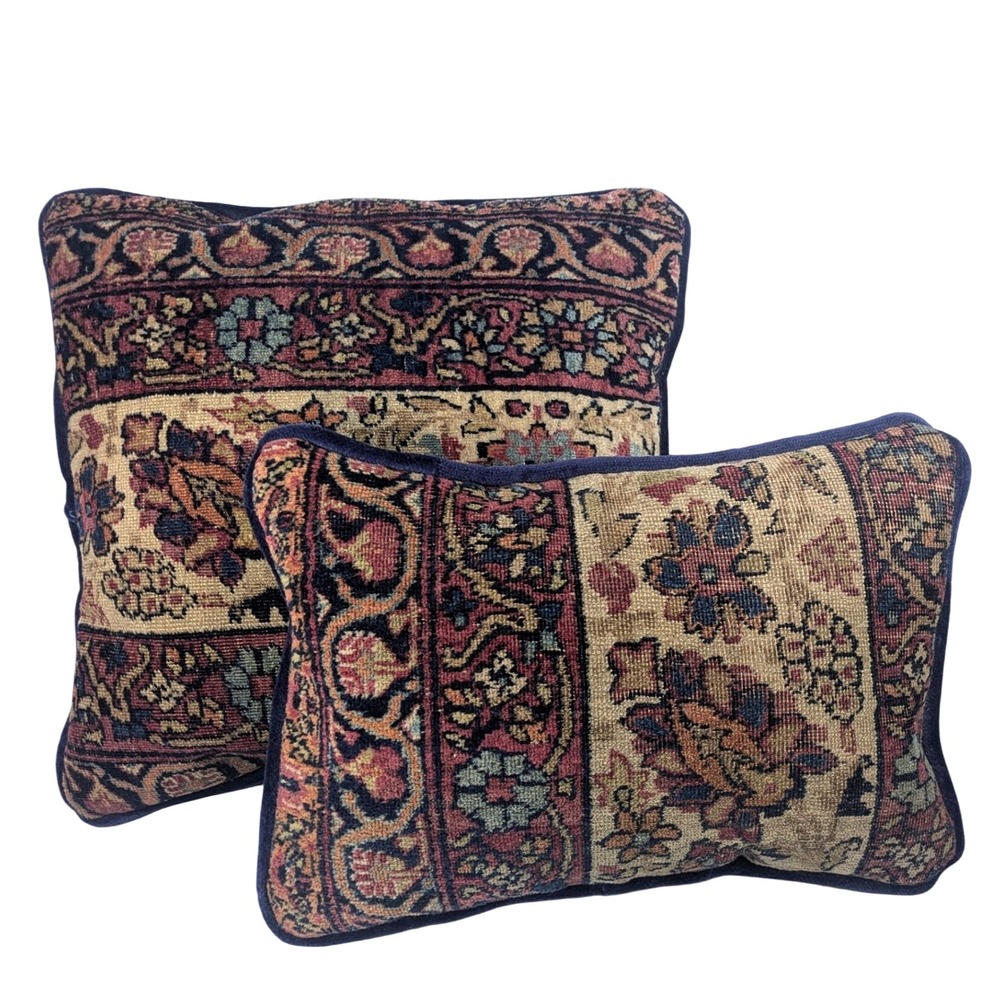 Vintage tapestry Kilim Pillow set Boho Home hand knotted Ethnic throw pillows